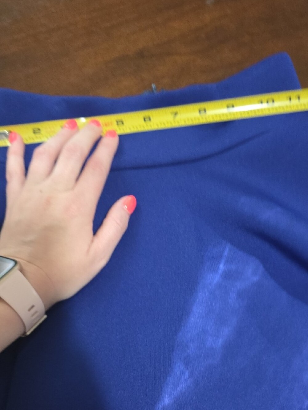 The Vintage Shop Royal Blue Circle Skirt - Picture 5 of 7
